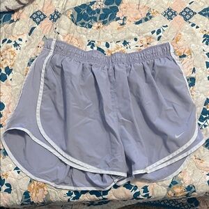 Women's Nike running shorts lined, purple